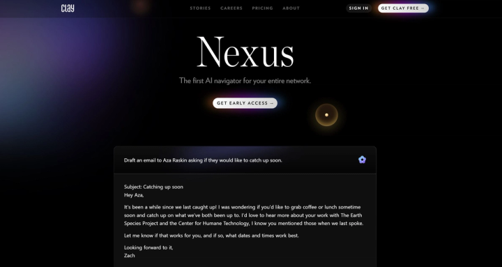 Nexus - Clay | Tool Information & Alternatives | Foundr.AI