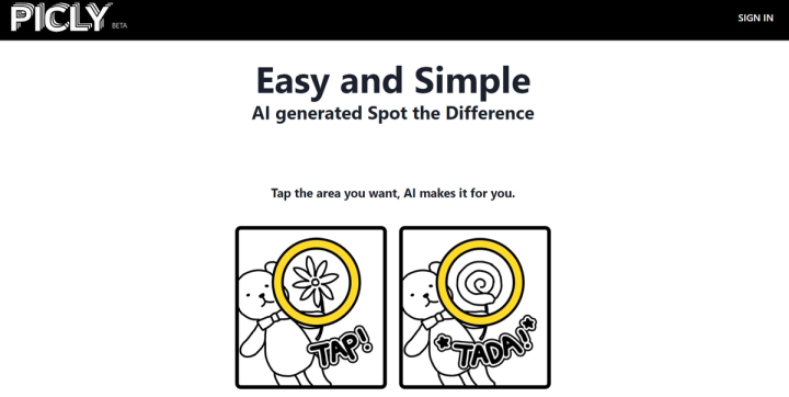 PICLY : AI generated spot the difference | Tool Information ...