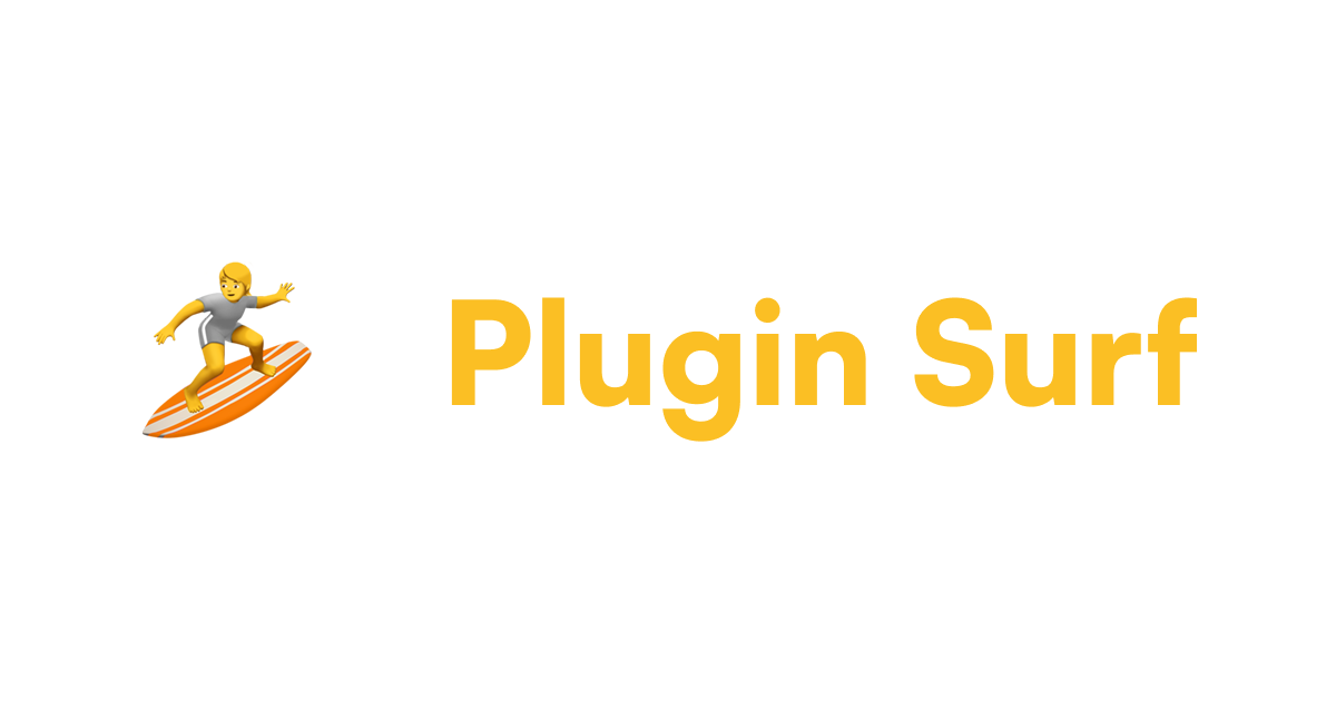 🏄 plugin surf