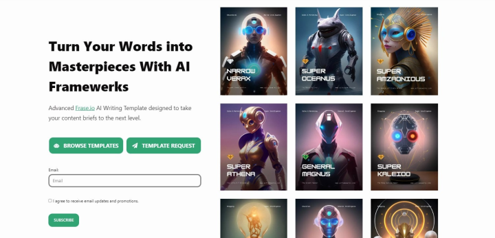 A.I Framewerks