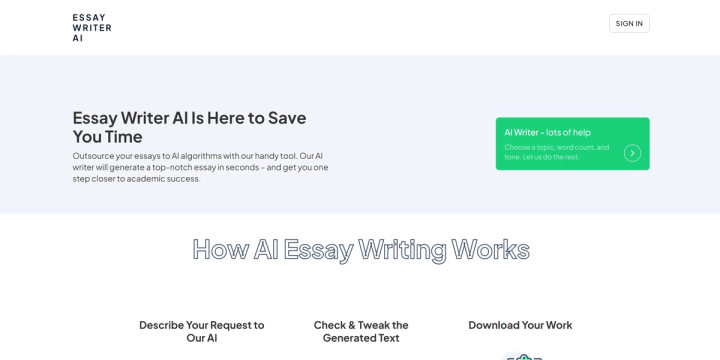 on time ai essay writer