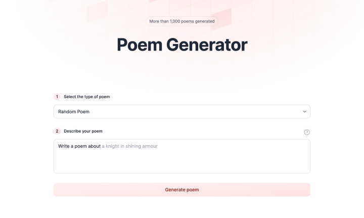 AI Poem Generator