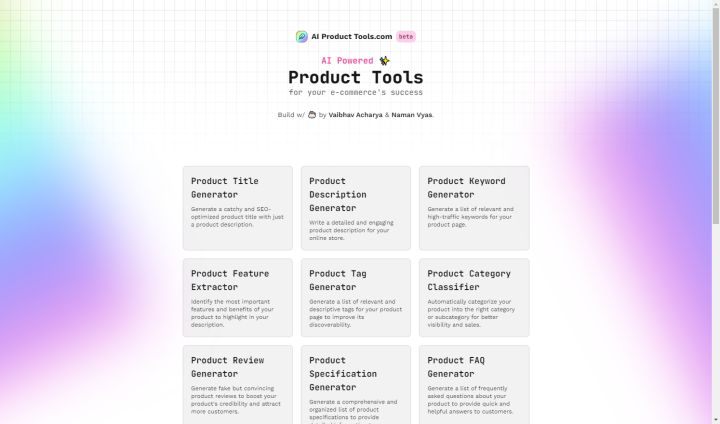 AI Product Tools
