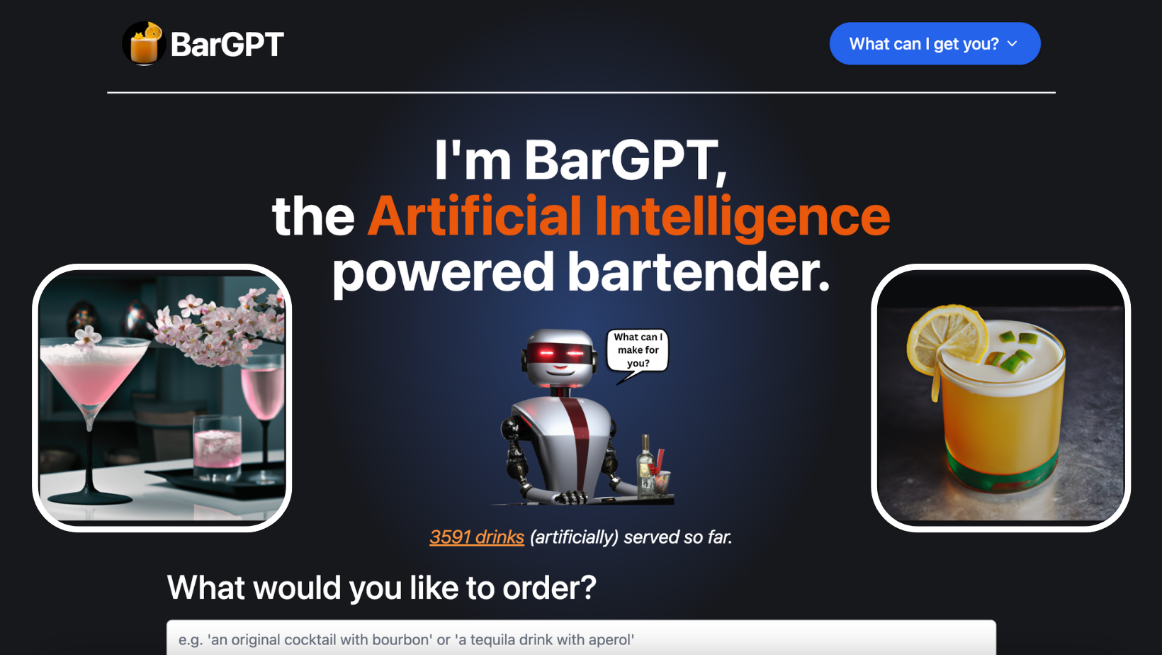 BarGPT