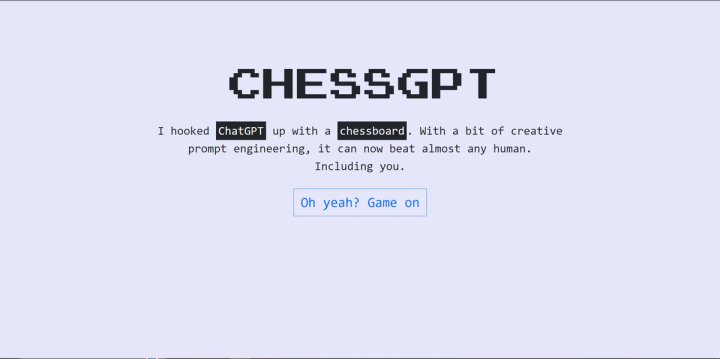 ChessGPT