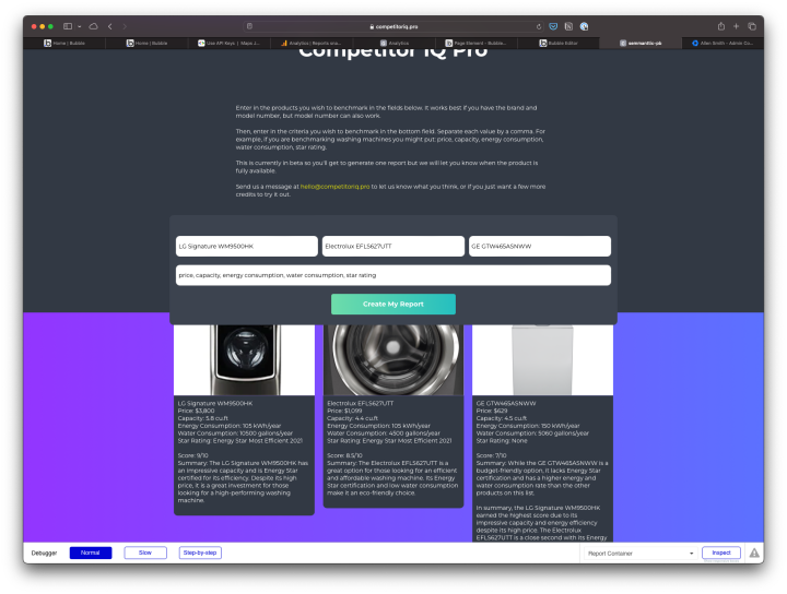 Competitor IQ Pro