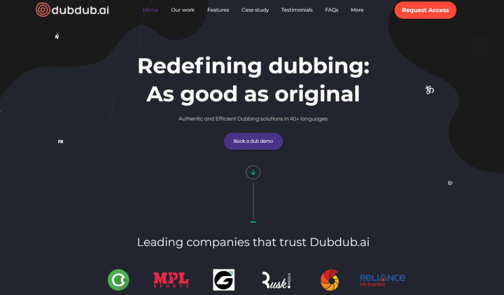 Dubdub.ai Tool Information & Alternatives Foundr.AI