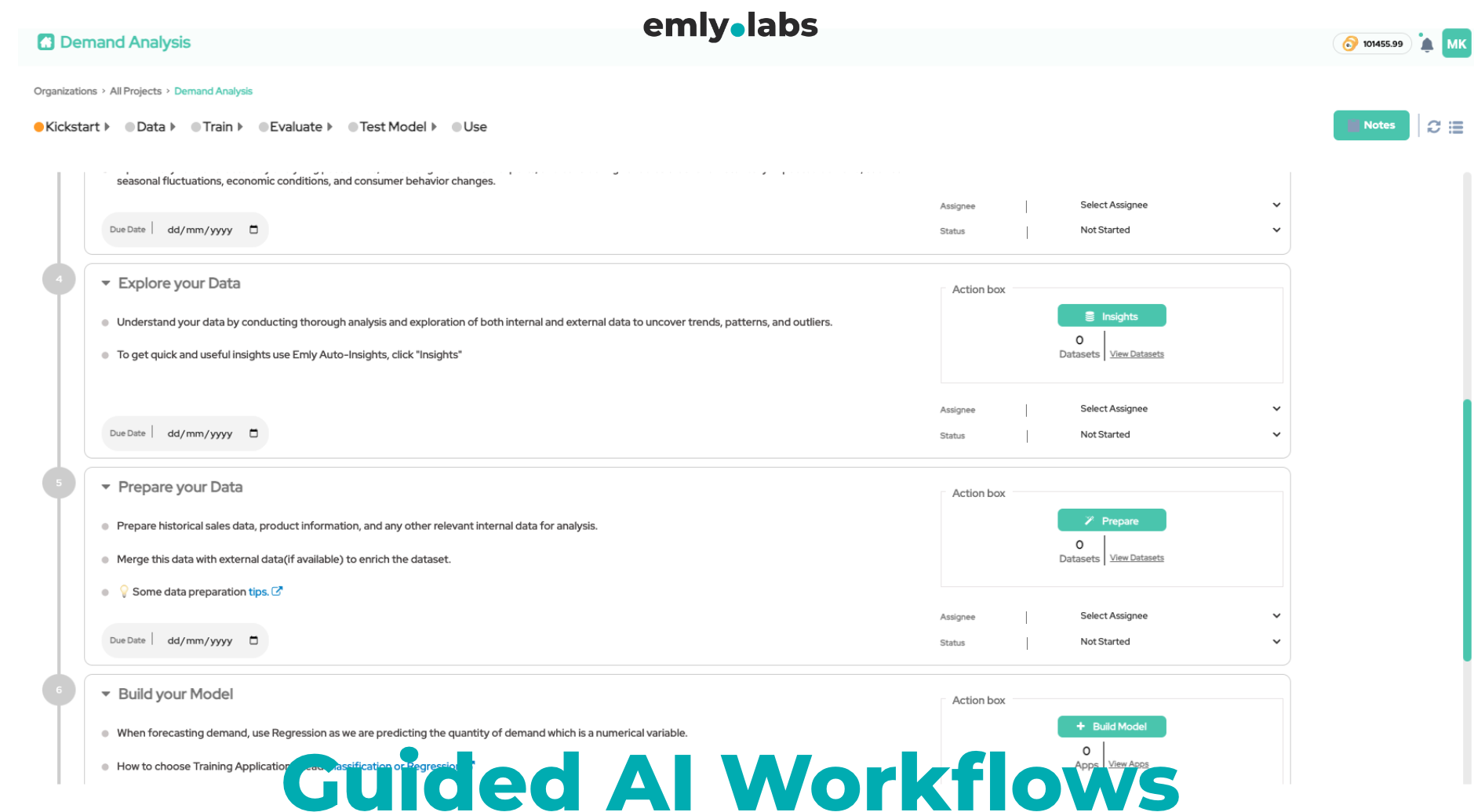 Emly Labs No-Code AI