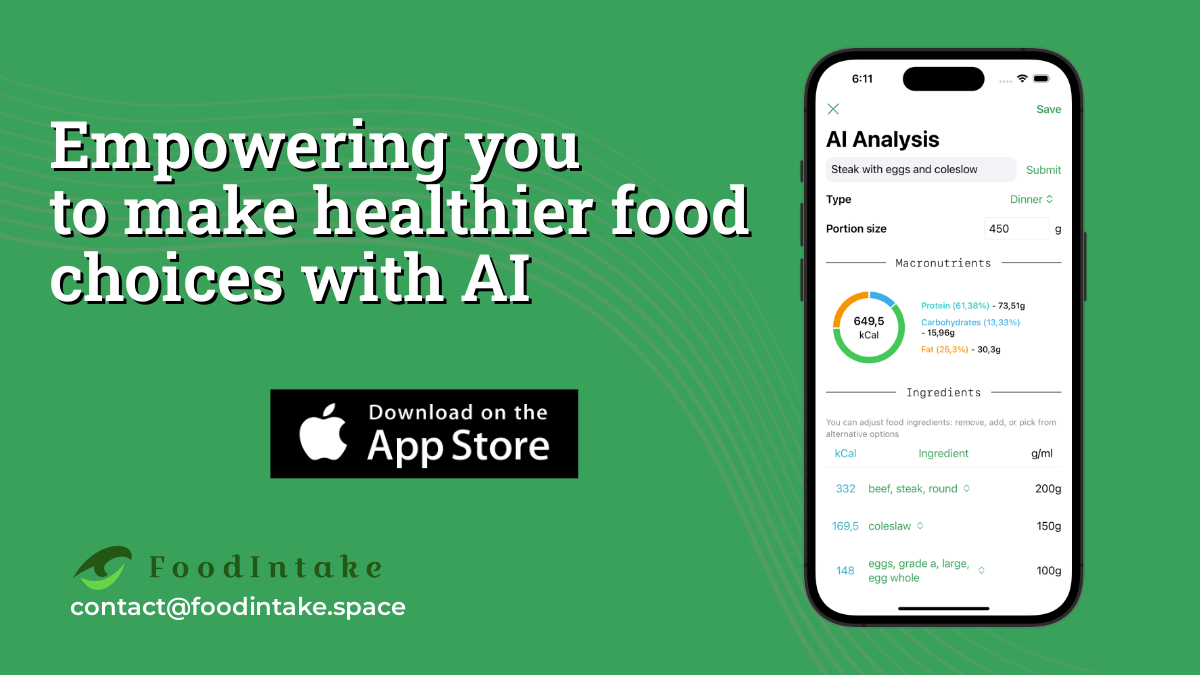 FoodIntake - AI calorie counter