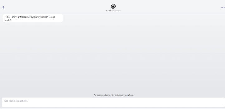 Free AI Therapist