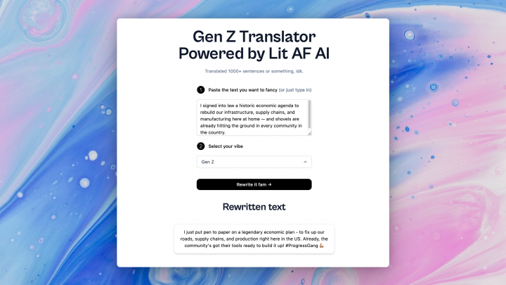 Gen Z Translator