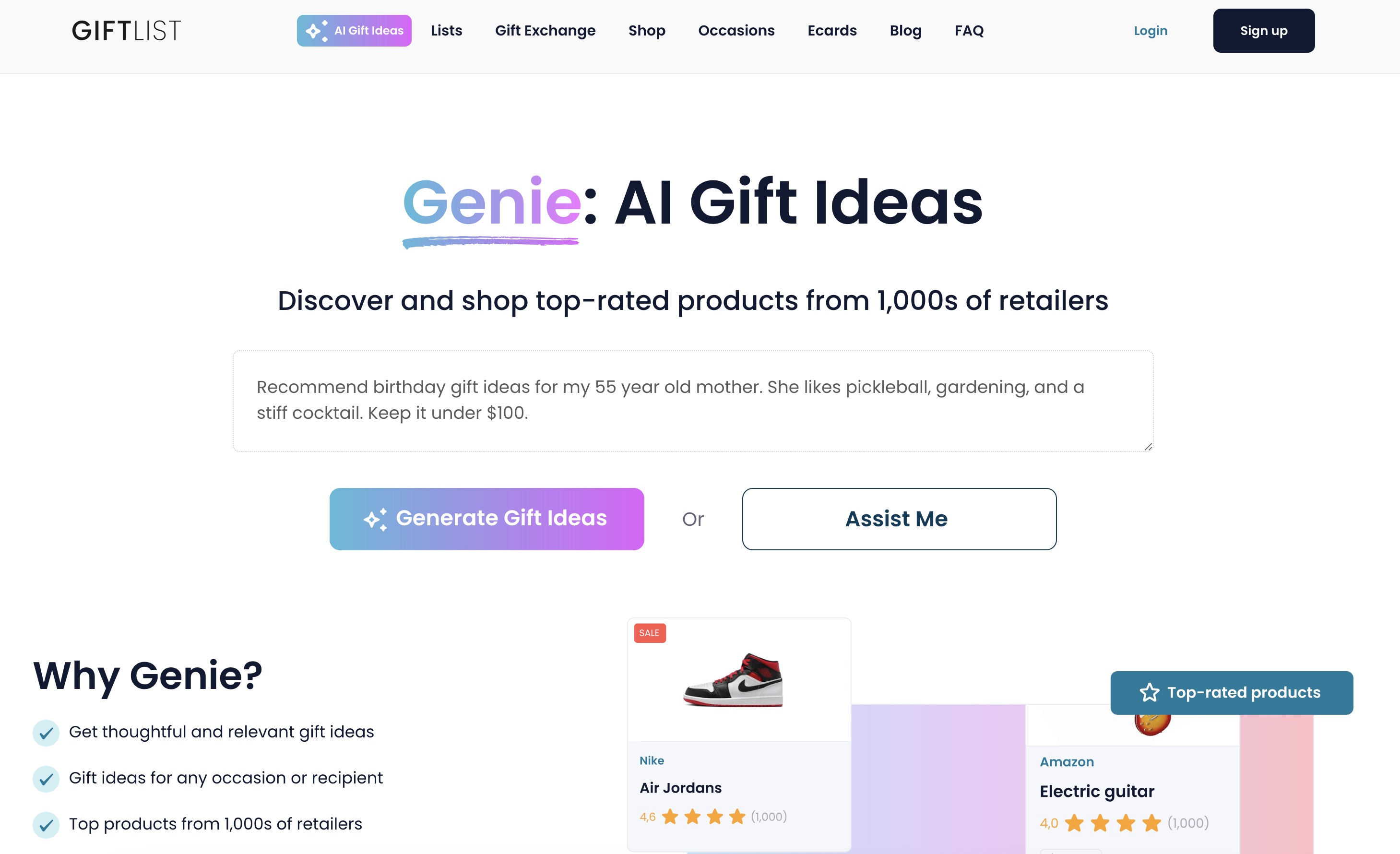 GiftList Genie