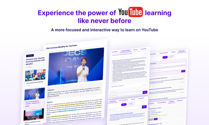 MindPal for YouTube