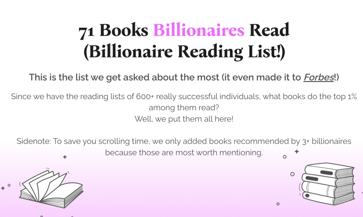 Most Recommended Books