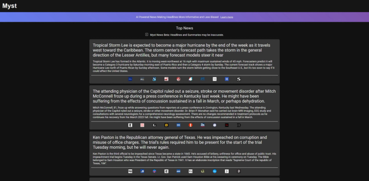 Myst News