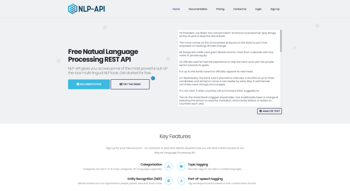 NLP-API