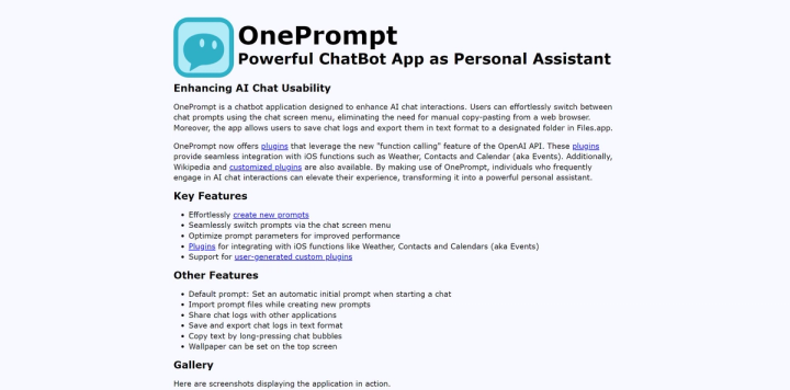 OnePrompt