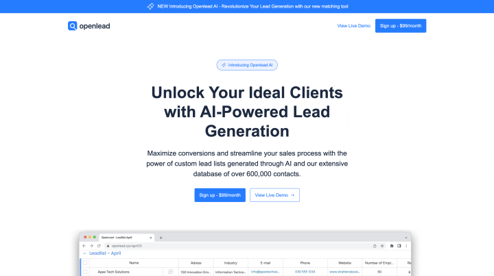 OpenLead
