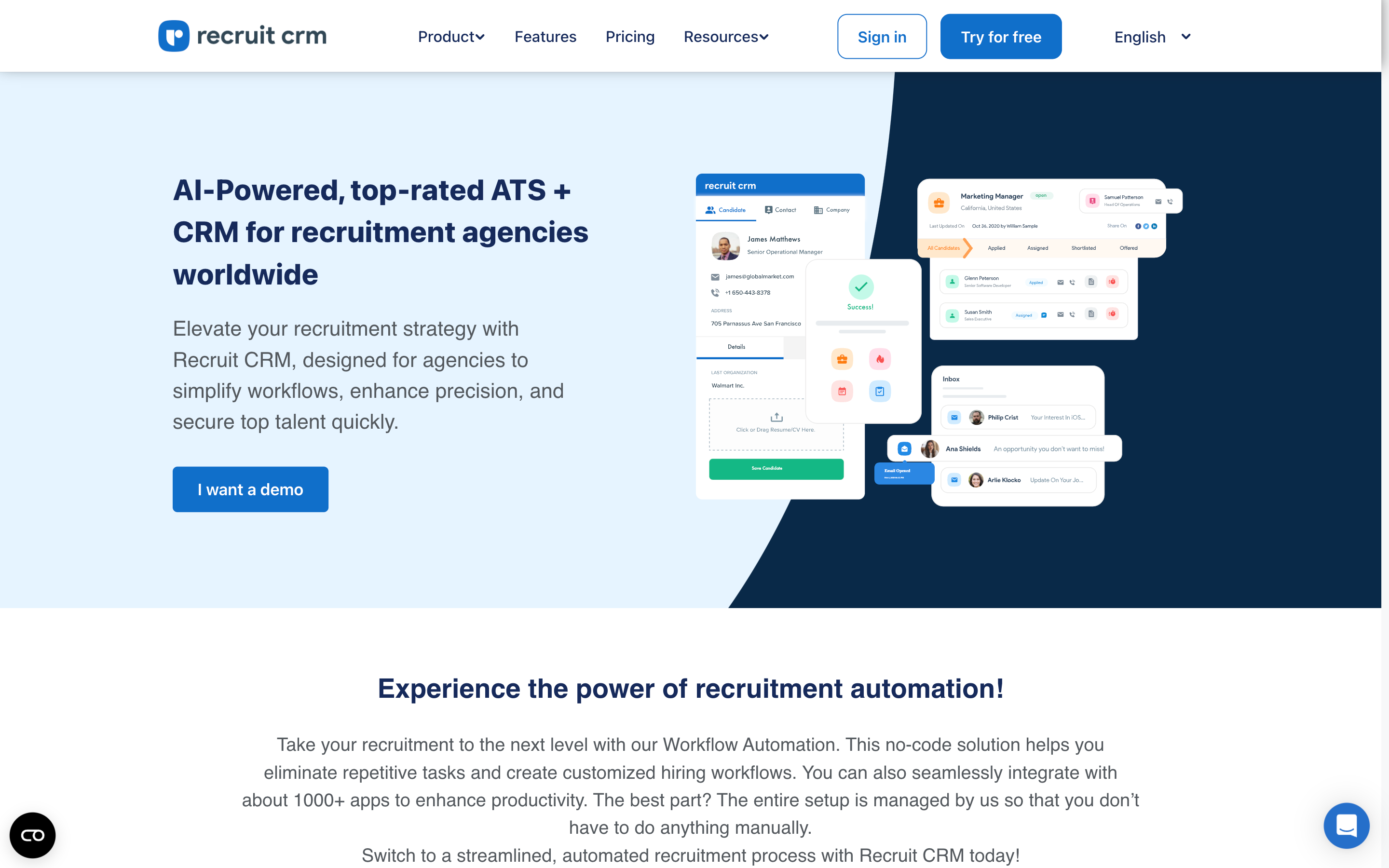 Recruit CRM