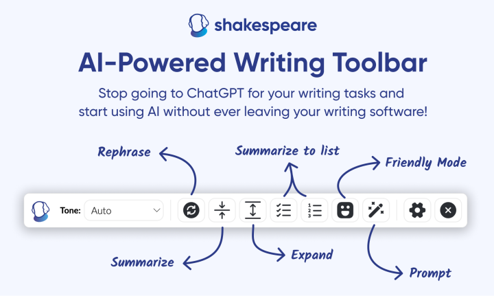 Shakespeare Ai Toolbar