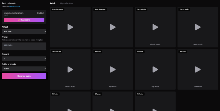 Text to Music