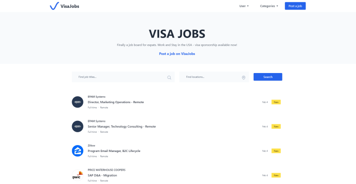 Visa Jobs