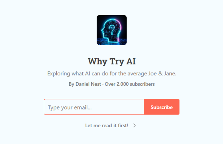 Why Try AI