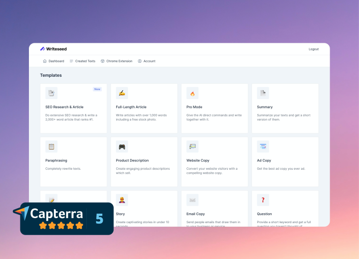 Writeseed AI Writer