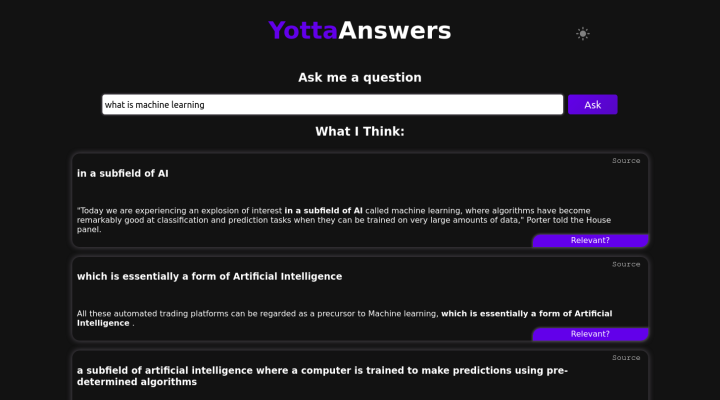 YottaAnswers
